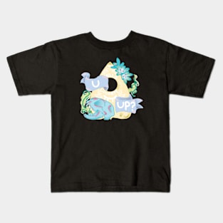 U Up? Yellow Planchette Kids T-Shirt